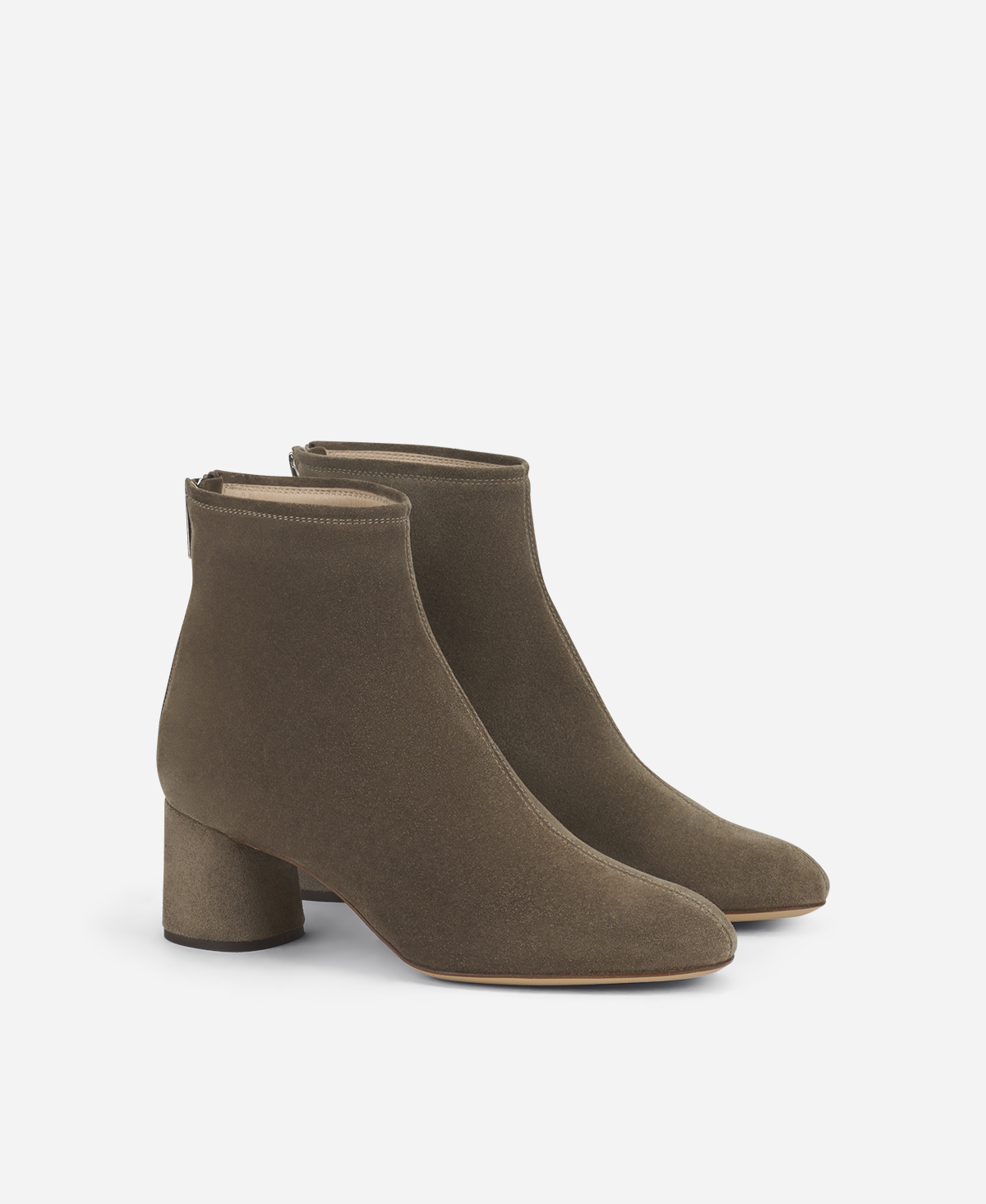 ミドルブーツ AGL Women Boots D751503PGKI014E348 BEIGE Women's Knee-High Boots: Leather & Velvet Styles | AGL Shoes