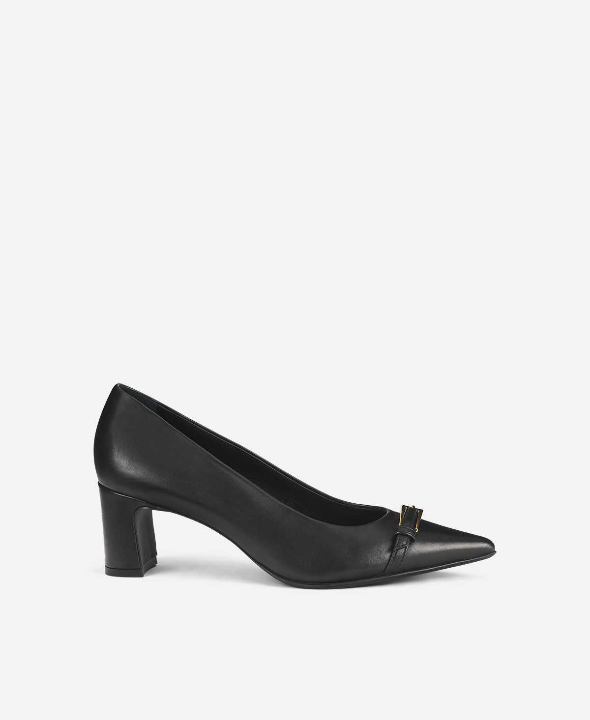 Cap toe pump Black Didi | AGL Shoes