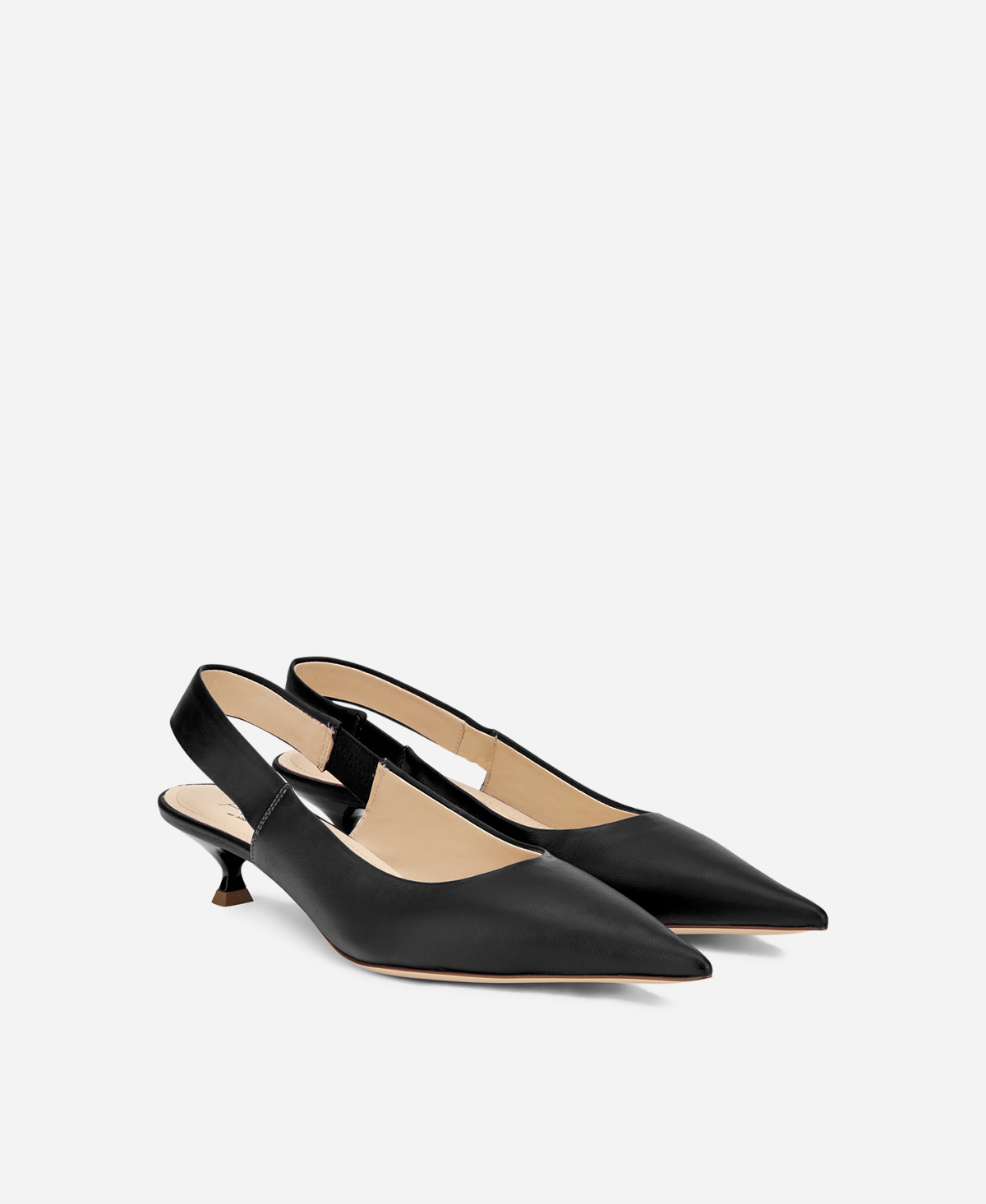 Leather sling-back Black Lenor Sling | AGL Shoes