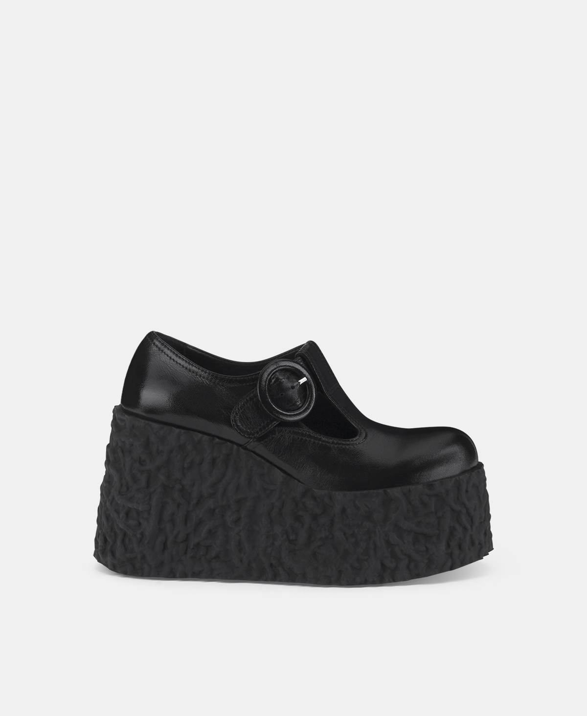 Moccasin with wedge Black Lava Bebè | AGL Shoes
