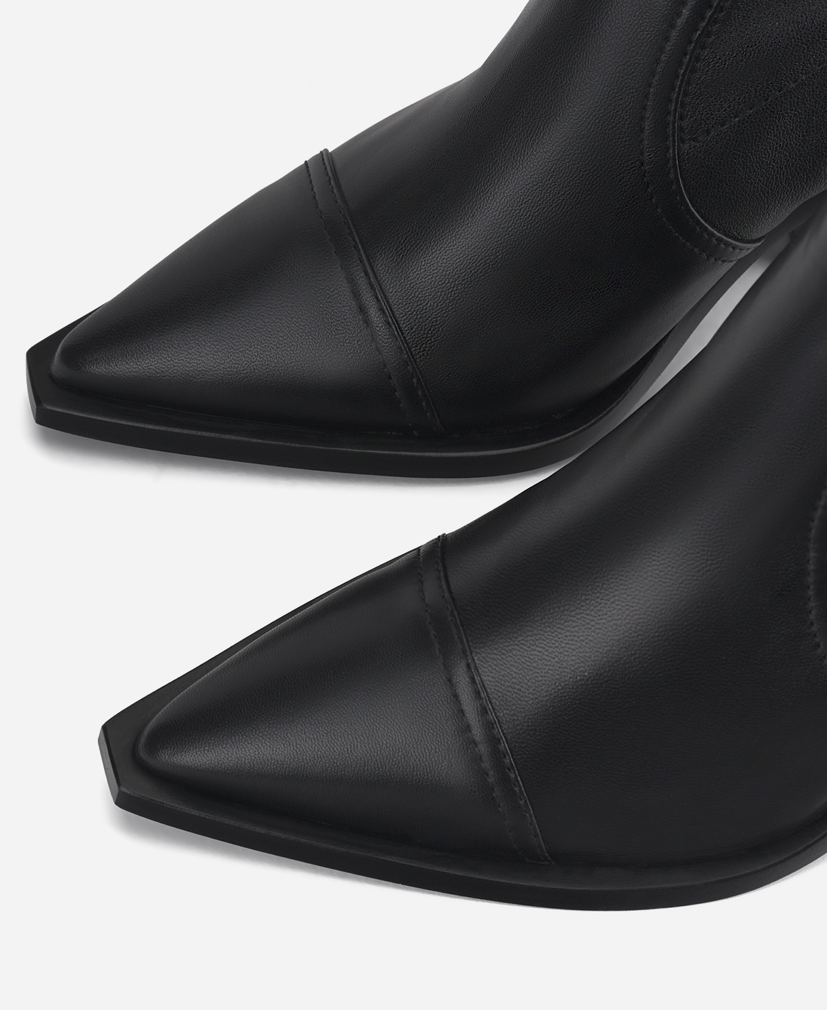 Stretch cowboy boot Black Roberta Stretch | AGL Shoes