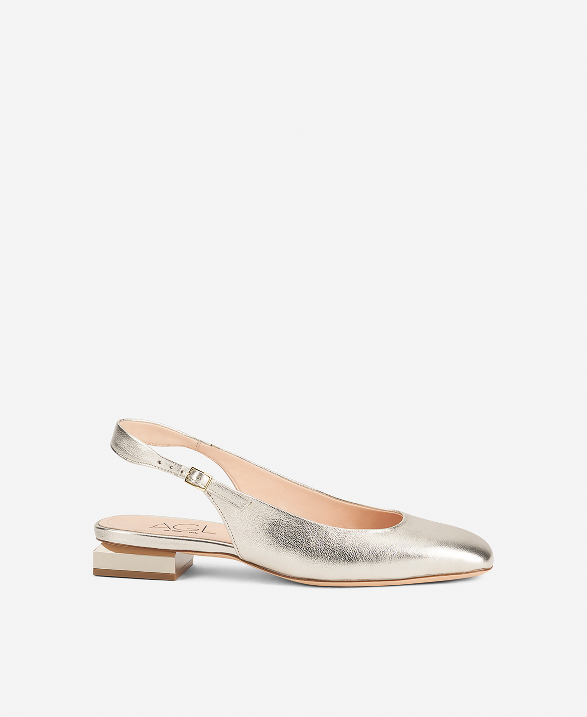 パンプス BELLA SLINGBACK Ivory Pearl Slingback Heels with Satin Bound Pearl Ring
