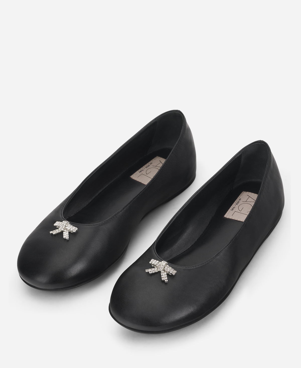 フラットシューズ Heukkyang Harmony Glitter Flats Black TT00053-NOIR フラットシューズ Heukkyang Harmony Glitter Flats Black