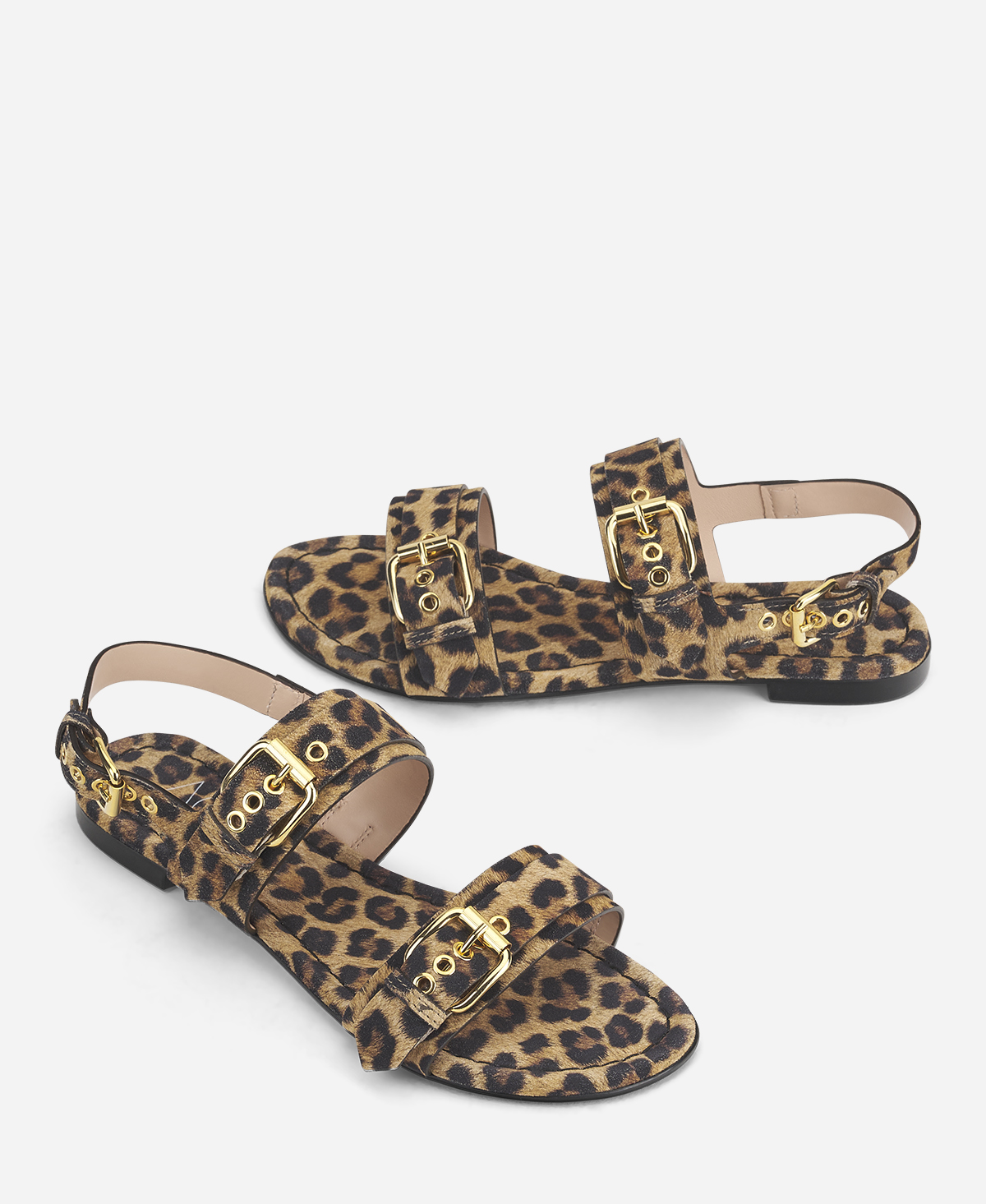 Sandal with buckles Leopard classic Summer Multi Buckles