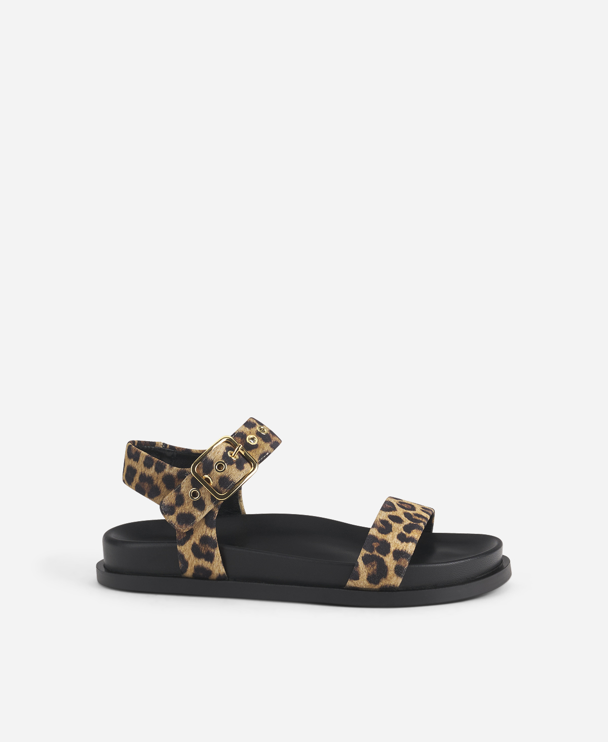 サンダル・ミュール AGL D680004PCNAGAL0612 Sandals Sandalo Tacco 45 Mm Leopardo Sandal with ankle strap Leopard classic Cristina Strap | AGL
