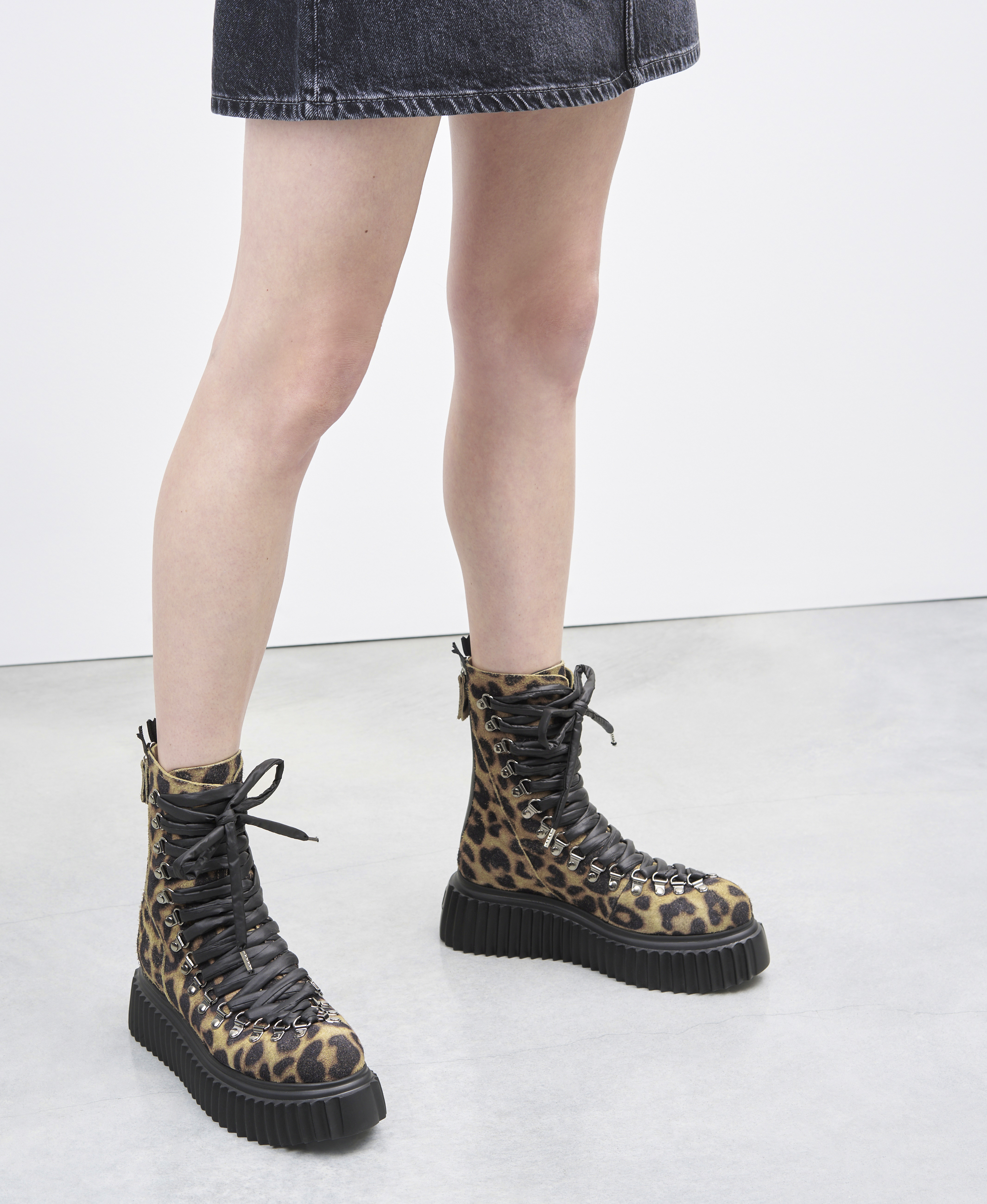 Leather biker boot Leopard classic Dromo | AGL Shoes