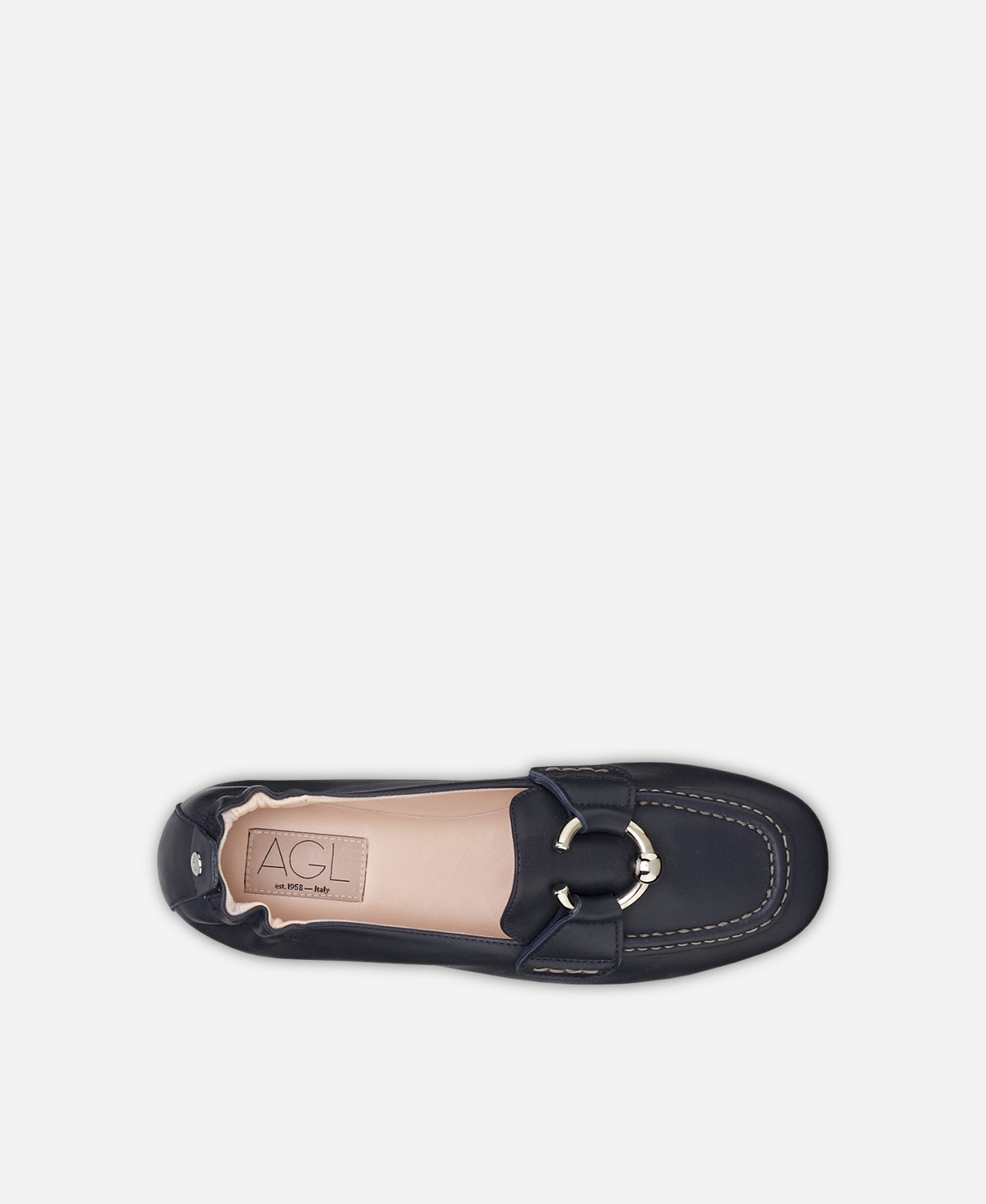 Moccasin with piercing Midnight Sheryl Moc | AGL