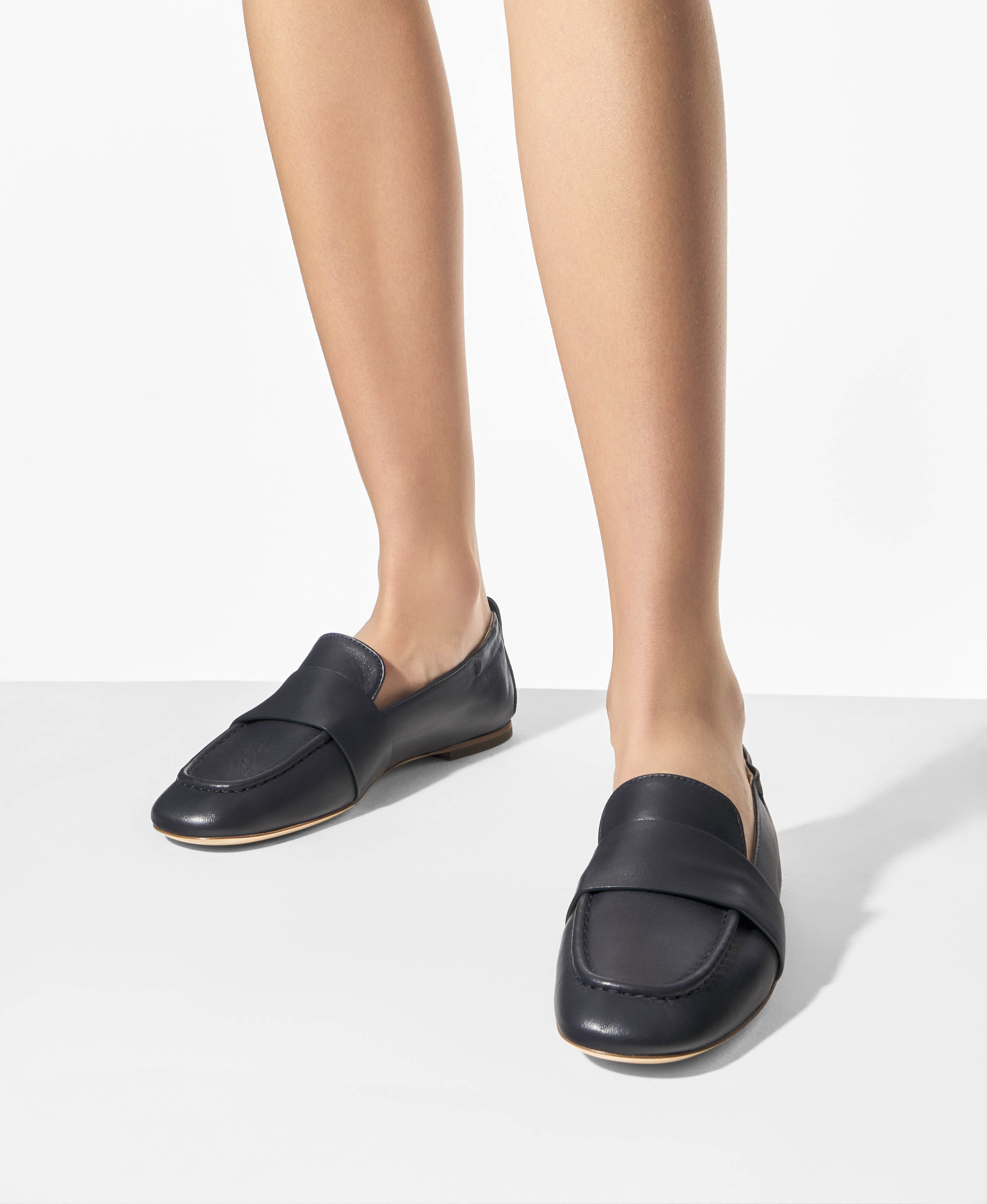 Leather moccasin Midnight Cristiana | AGL Shoes
