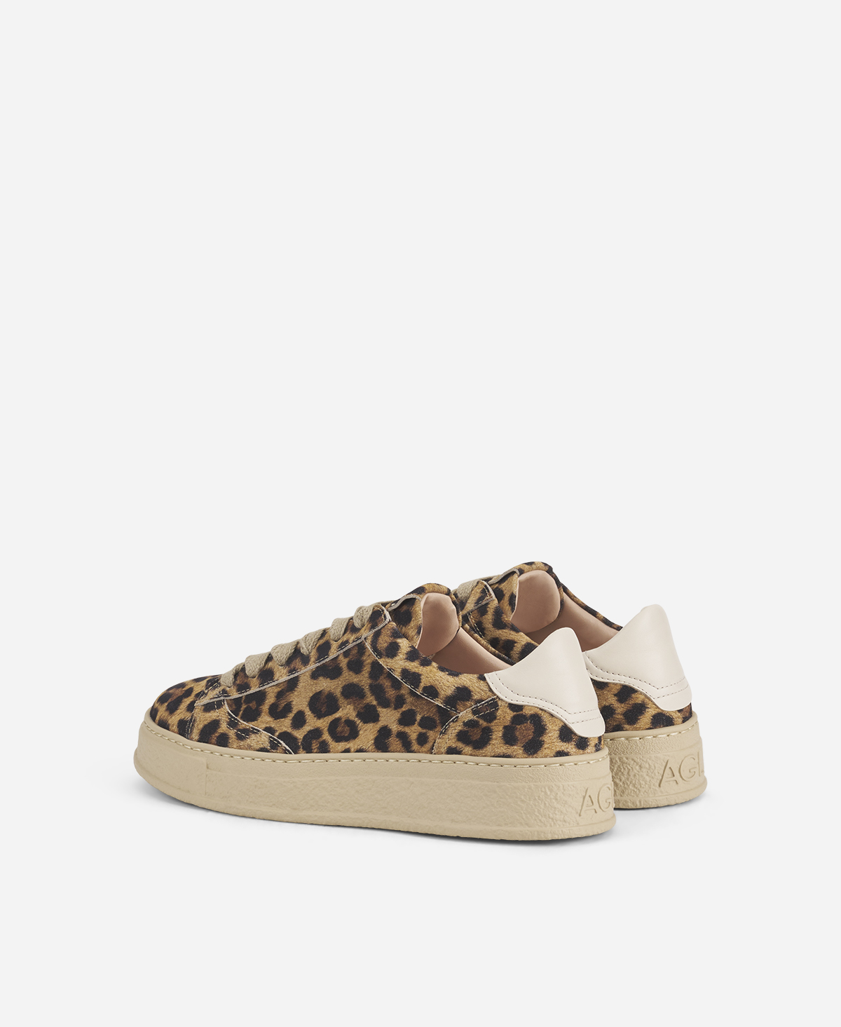 スニーカー HUECLOSET R Vintage Leopard Sneakers Leopard-print sneaker Leopard classic Giuly Lace Up | AGL Shoes