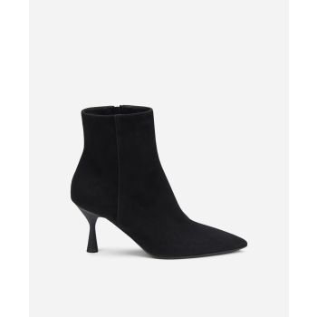 ショートブーツ・ブーティ ELODIE BOOTIES Velour bootie Black IDE BOOTIE | AGL Shoes
