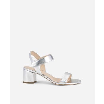 GMDNS105 ○ SILIK / シリック lo stile di clas Sandal with mid-heel Silver GALA | AGL Shoes