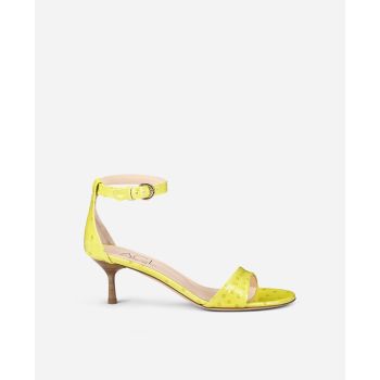 Heeled sandal Yellow ANNABEL | AGL Shoes