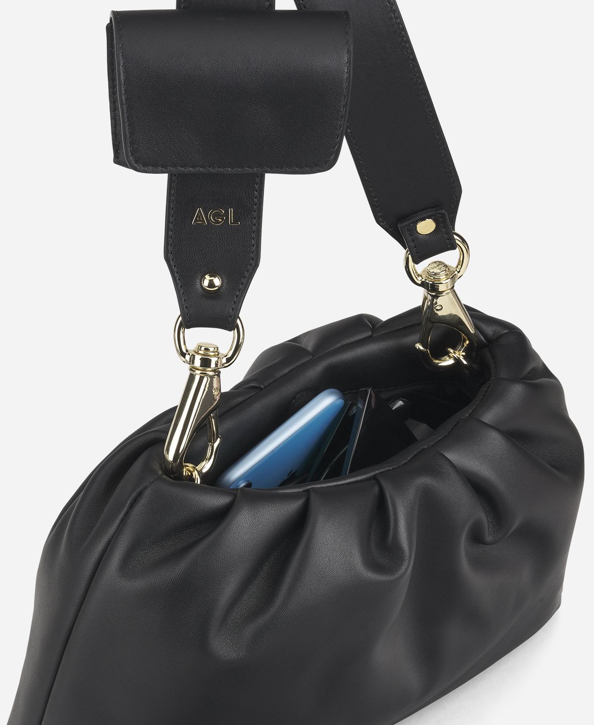 ★athe★ BONBON Black Glossy Shoulder Bag and Backpack S BONBON BAG – Beaulares