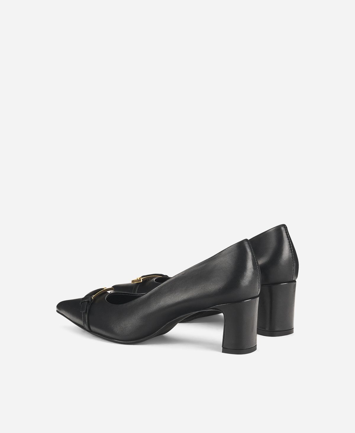 Cap toe pump Black Didi | AGL Shoes