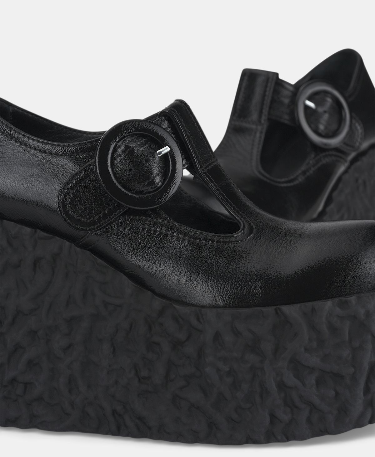 Moccasin with wedge Black Lava Bebè | AGL Shoes