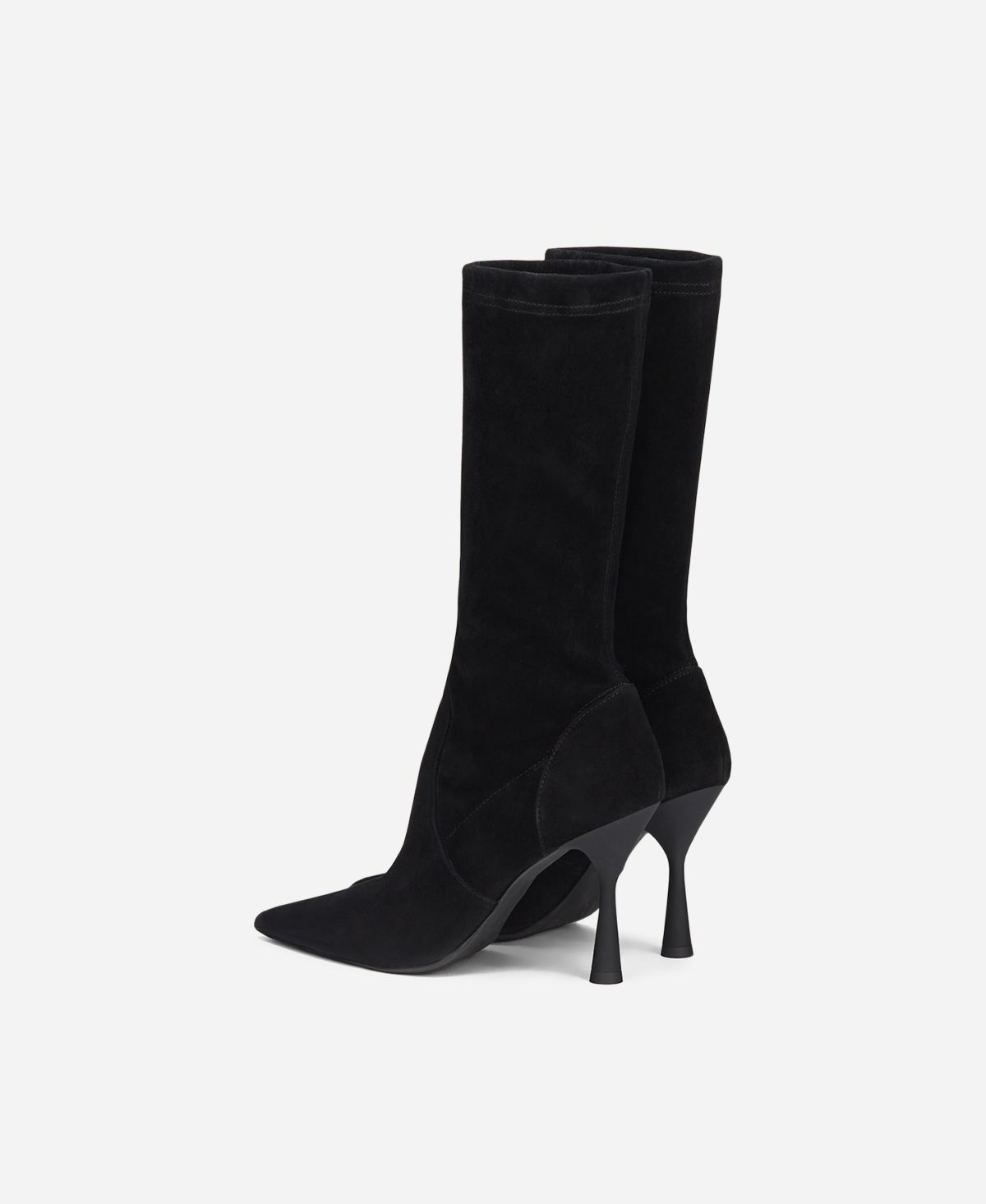 leticia レチシア　VELVET(Black) Velour bootie Black LETIZIA BOOTIE | AGL Shoes