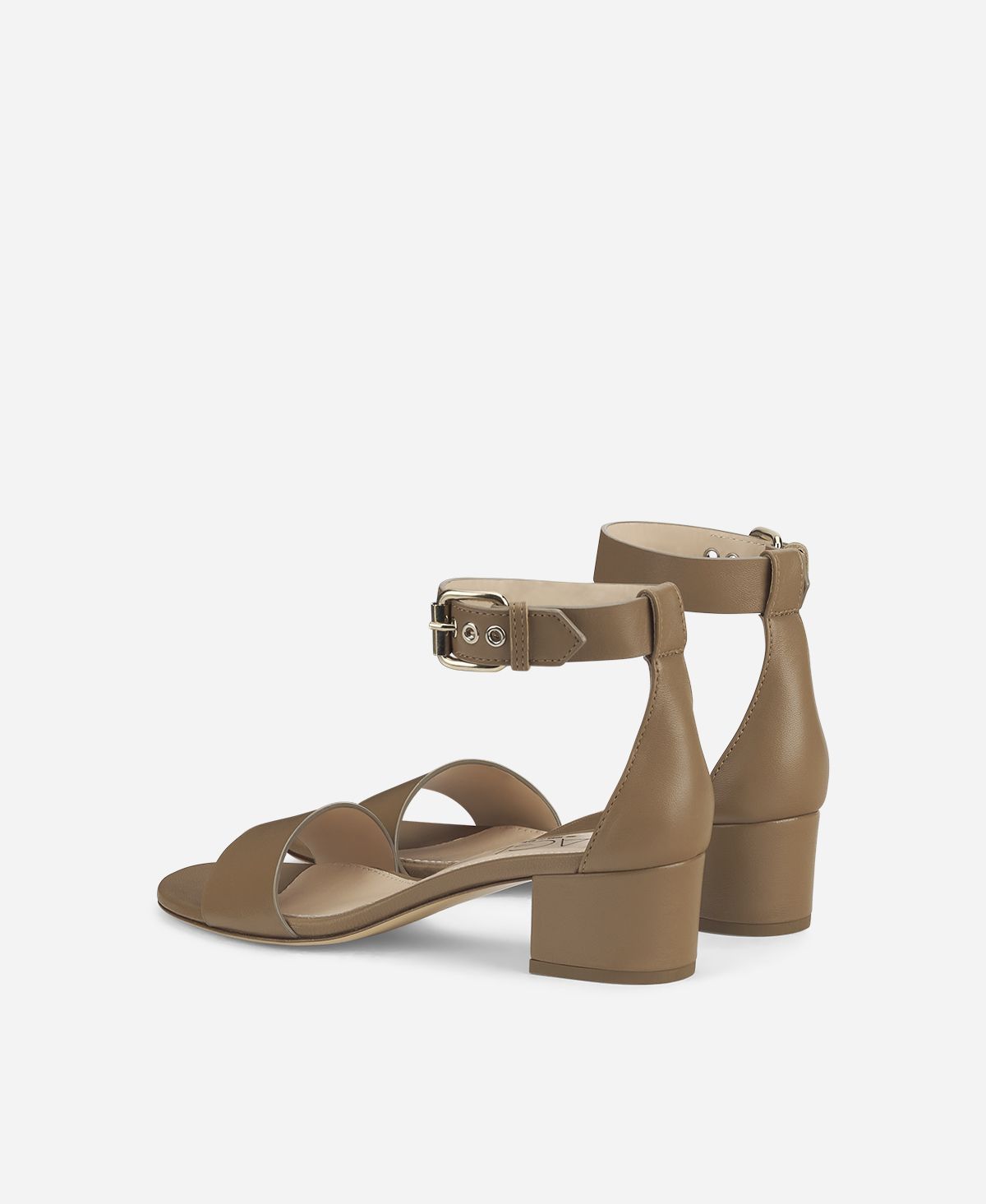Sandal with ankle strap Cognac Lala Sandal | AGL Shoes