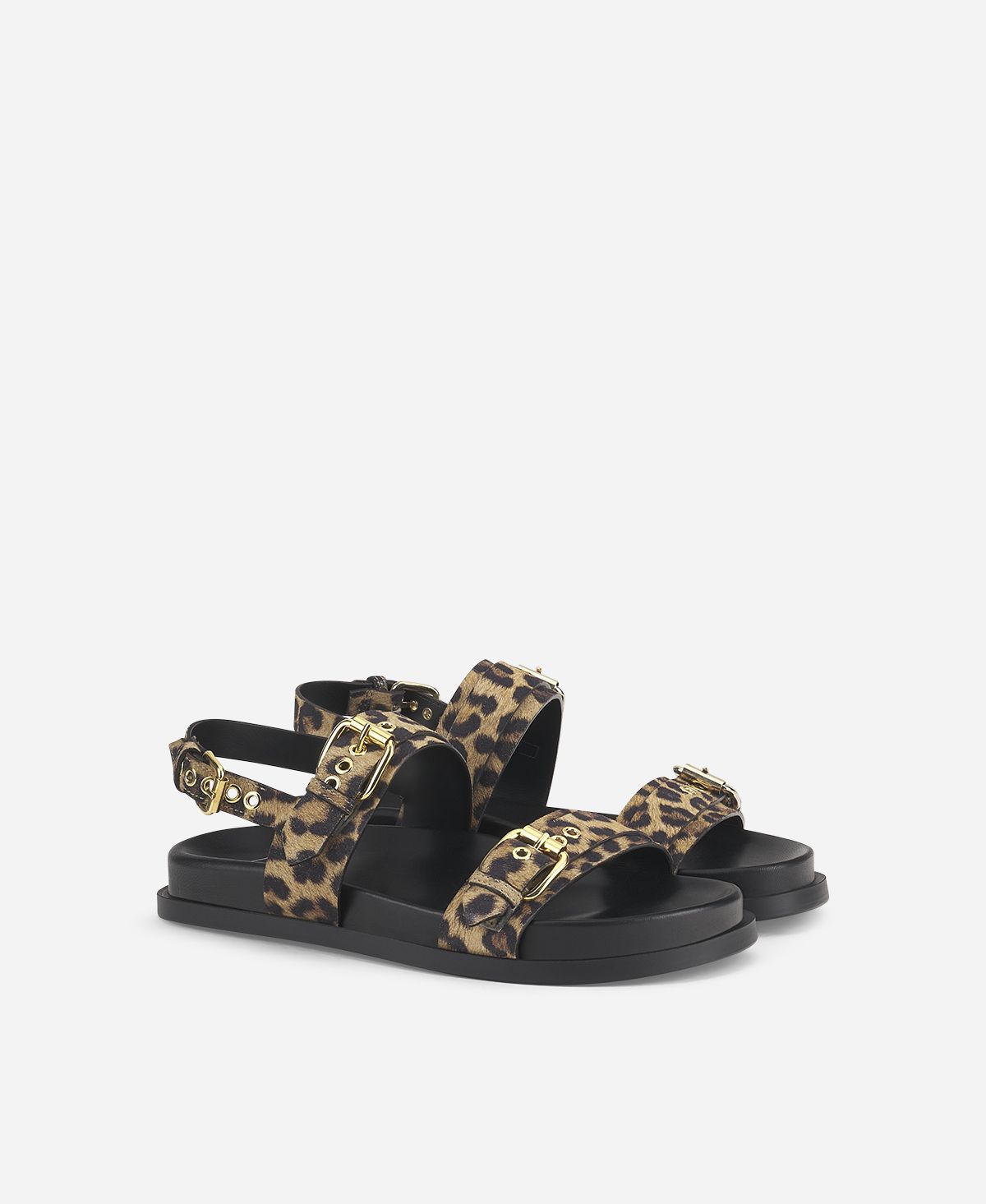 Sling-back sandal Leopard classic Cristina | AGL Shoes