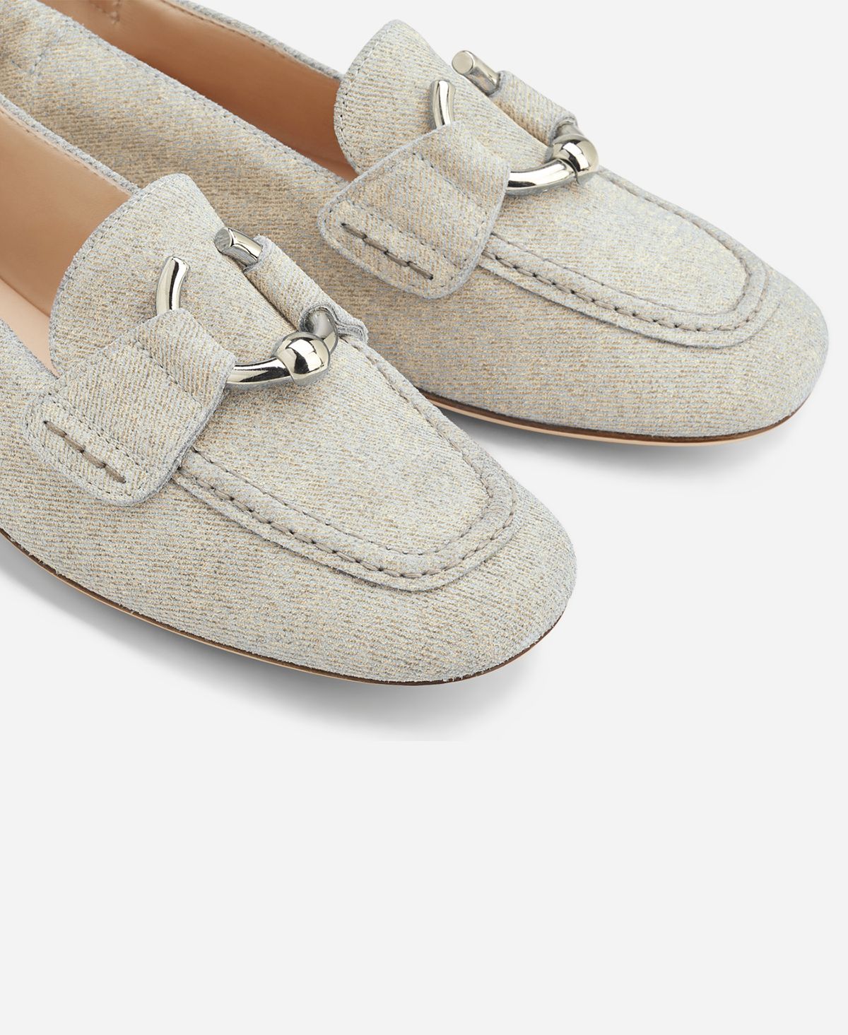 Mokassins aus Leder Beige Sheryl Moc | AGL