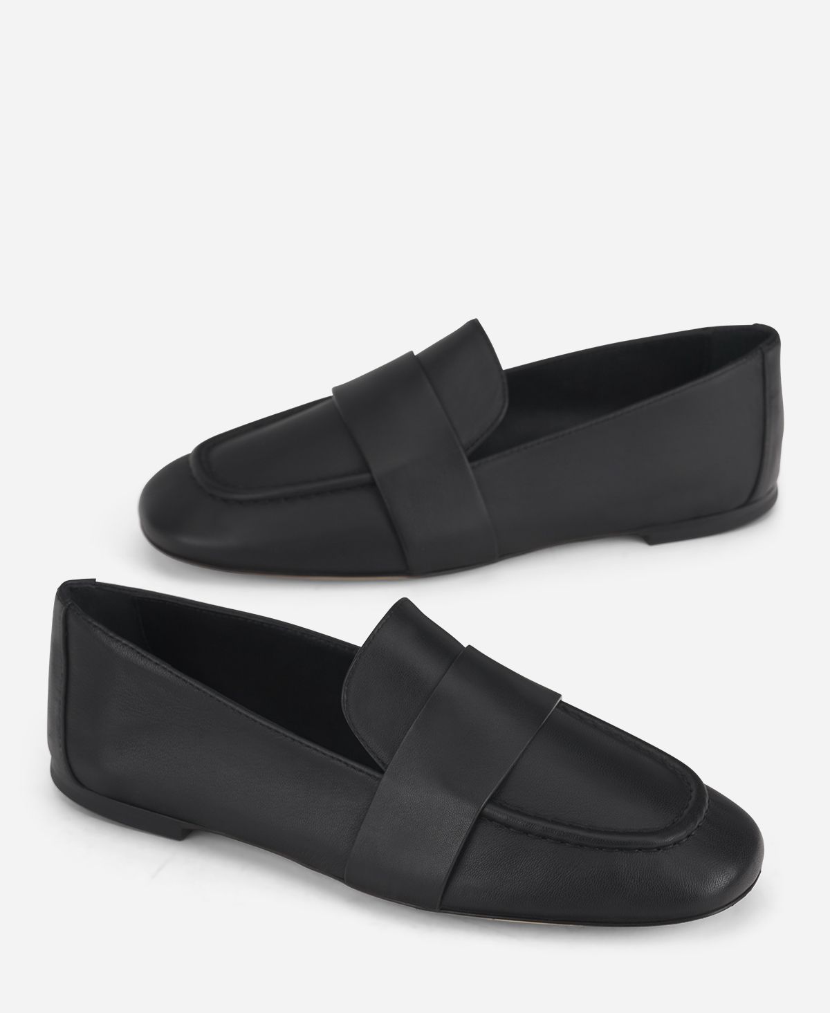 MARIANNU for LOCALINA/モックシューズ/27cm/ ブラック MARIANNU for LOCALINA/モックシューズ/27cm/ ブラック