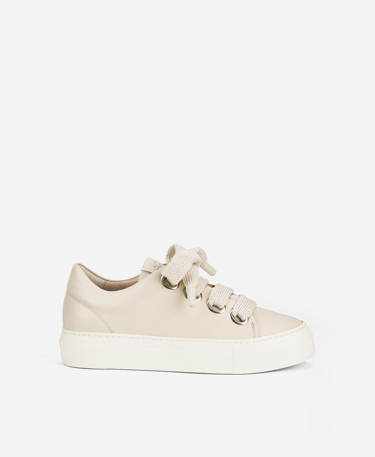 Sneaker with oversized laces Ivory Pauline | AGL Shoes Sneaker with oversized laces Ivory Pauline | AGL Shoes