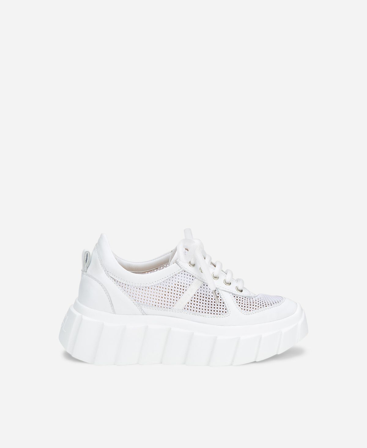 Sneaker mit Micro-Mesh Weiß Blondie Mesh | AGL