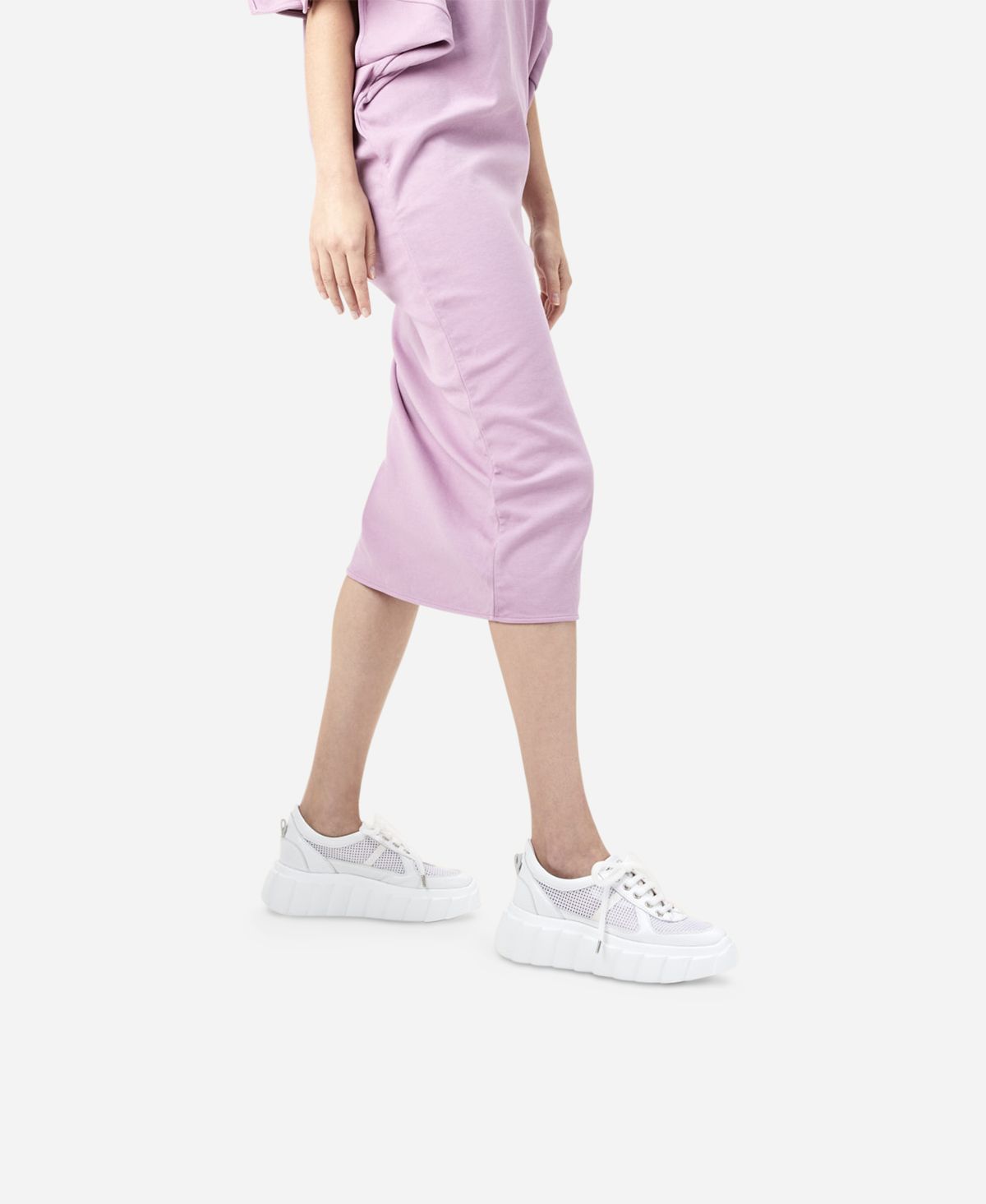 Sneaker mit Micro-Mesh Weiß Blondie Mesh | AGL