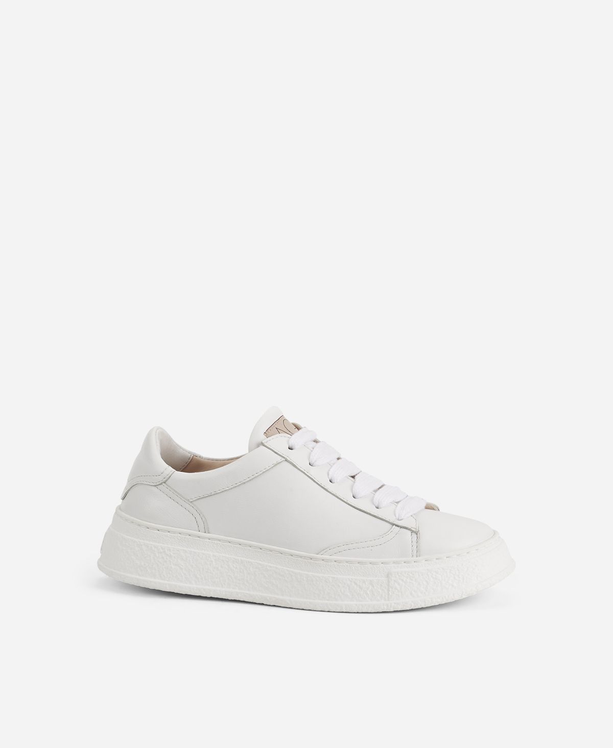 【GRANCY】l Plate Leather Shoes Leather sneaker White Giuly Lace Up | AGL Shoes