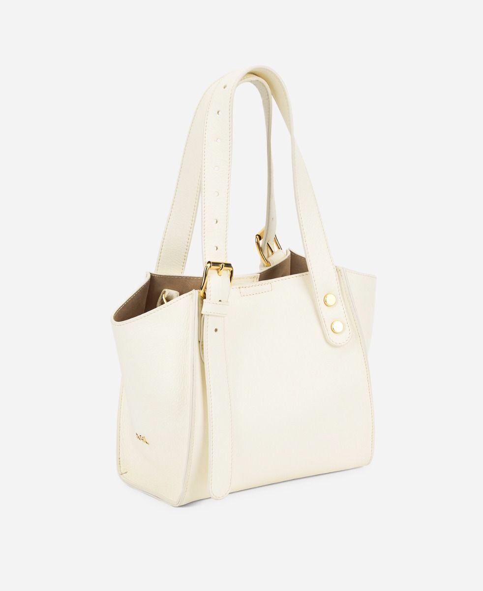 Mini shoulder bag Ivory bAGL Little Shopper | AGL Shoes