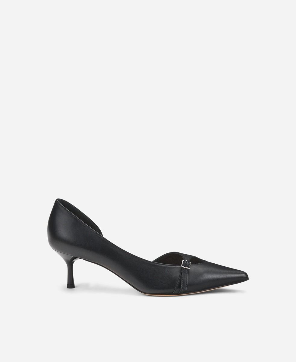 靴 ALM. STINGER LEATHER PUMPS Asymmetrical pump Black Stana Pump | AGL Shoes