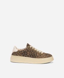 Leopard-print sneaker Leopard classic Giuly Lace Up | AGL Shoes