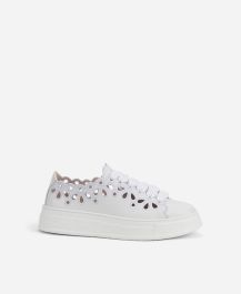 靴 Hana's embroidery shoes Hana Embroidery Shoes / Aurora Blue｜MIKIOSAKABE&JennyFax