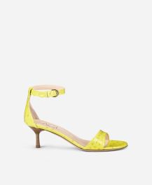 YELLO メッシュハイヒール Heeled sandal Yellow ANNABEL | AGL Shoes
