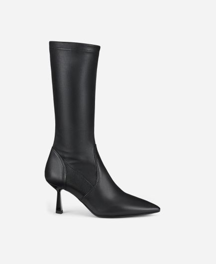 Patent court shoe Black Alla Pump | AGL Shoes