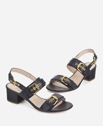 サンダル・ミュール AGL D675033PEKF056G461 Sandals Sandalo Con Fiori Tacco 80 275 Central Gano Sandal Red Patent Leather