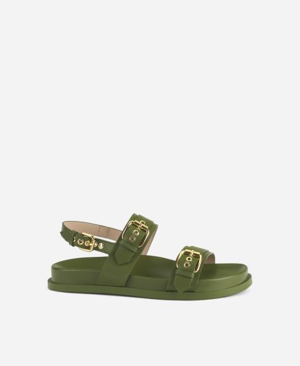 Sandal with ankle strap Leopard classic Cristina Strap | AGL
