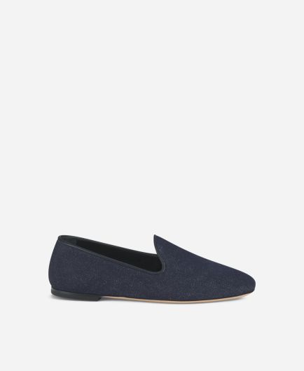 Tweed loafer Cognac Melange | AGL Shoes