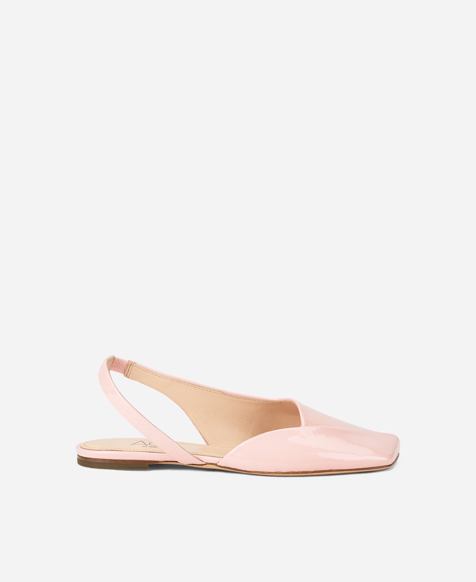 Sling back ballerina Pink Rina Sling B | AGL Shoes